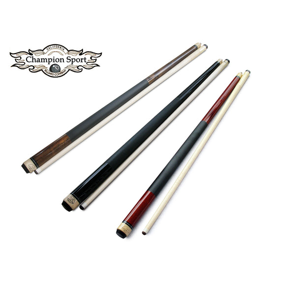 Lot of three pool cues,Champion ST cues Pool Cue Stick, Model